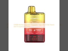22000Puffs Vape dùng một lần có 15 hương vị và 15 màu sắc ấn tượng